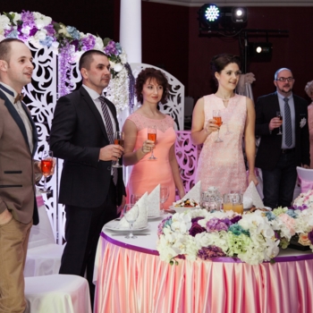 Юбилейная, розовая свадьба